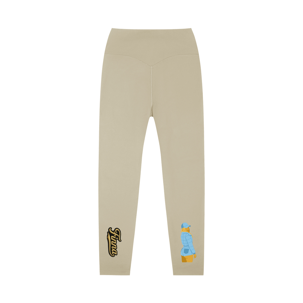 Babyblue: High-Waisted Yoga Leggings - Finna Street Wear bay area streetwear