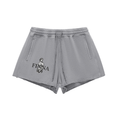 Snow Washed Raw Edge Drawstring Shorts - Finna Street Wear bay area streetwear