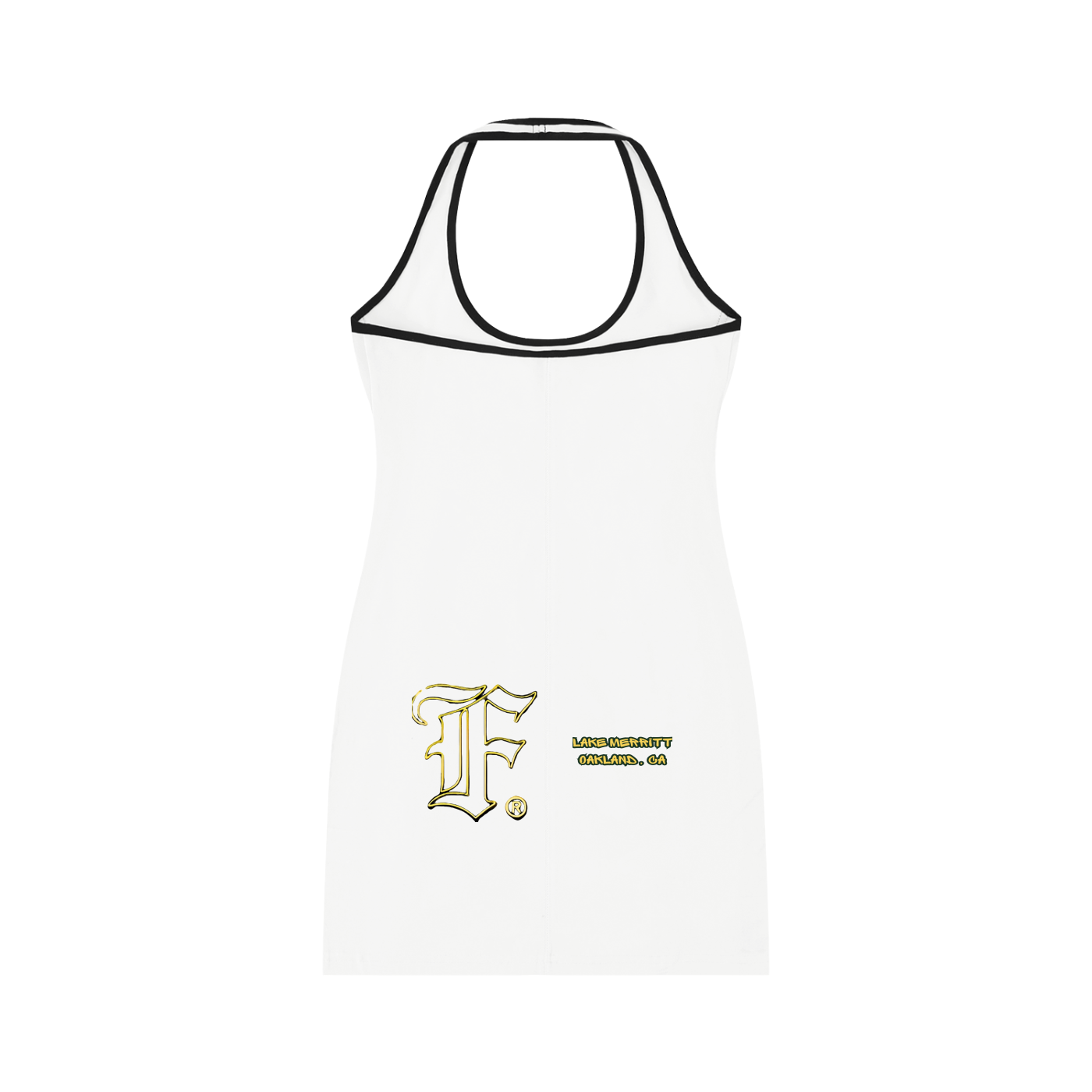 Oakgul: Women's Binding Tight Halter Dress - Finna Street Wear bay area streetwear