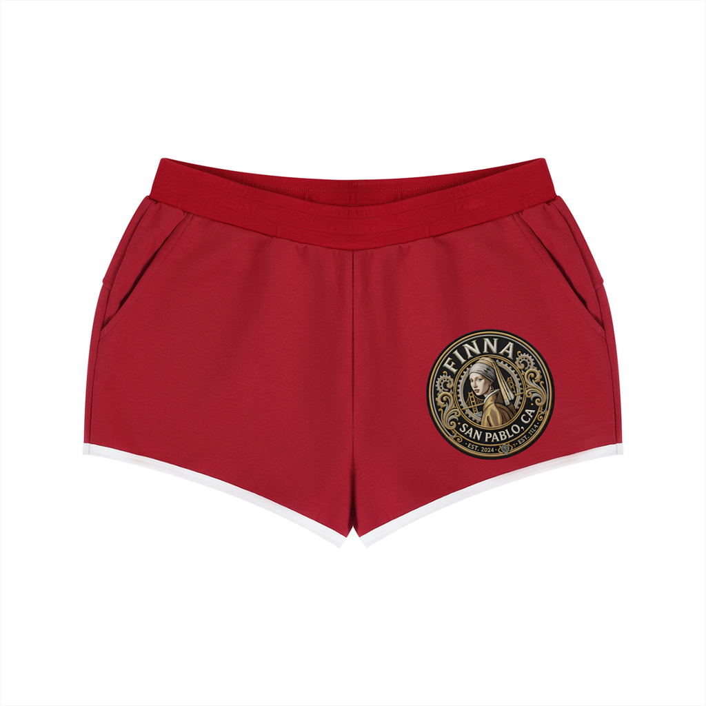 Goldpen: Women's Retro Contrast Binding Shorts