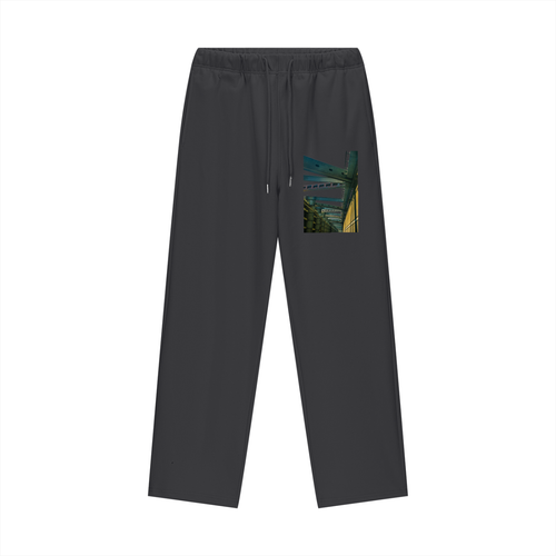 Heavyweight Fleece Straight Leg Pants - Finna Street Wear bay area streetwear