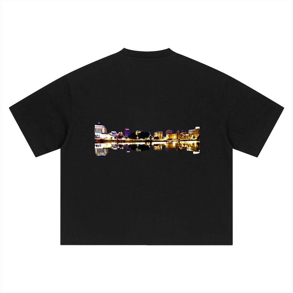 Oaklake: Boxy Oversized T-Shirt - Finna Street Wear bay area streetwear
