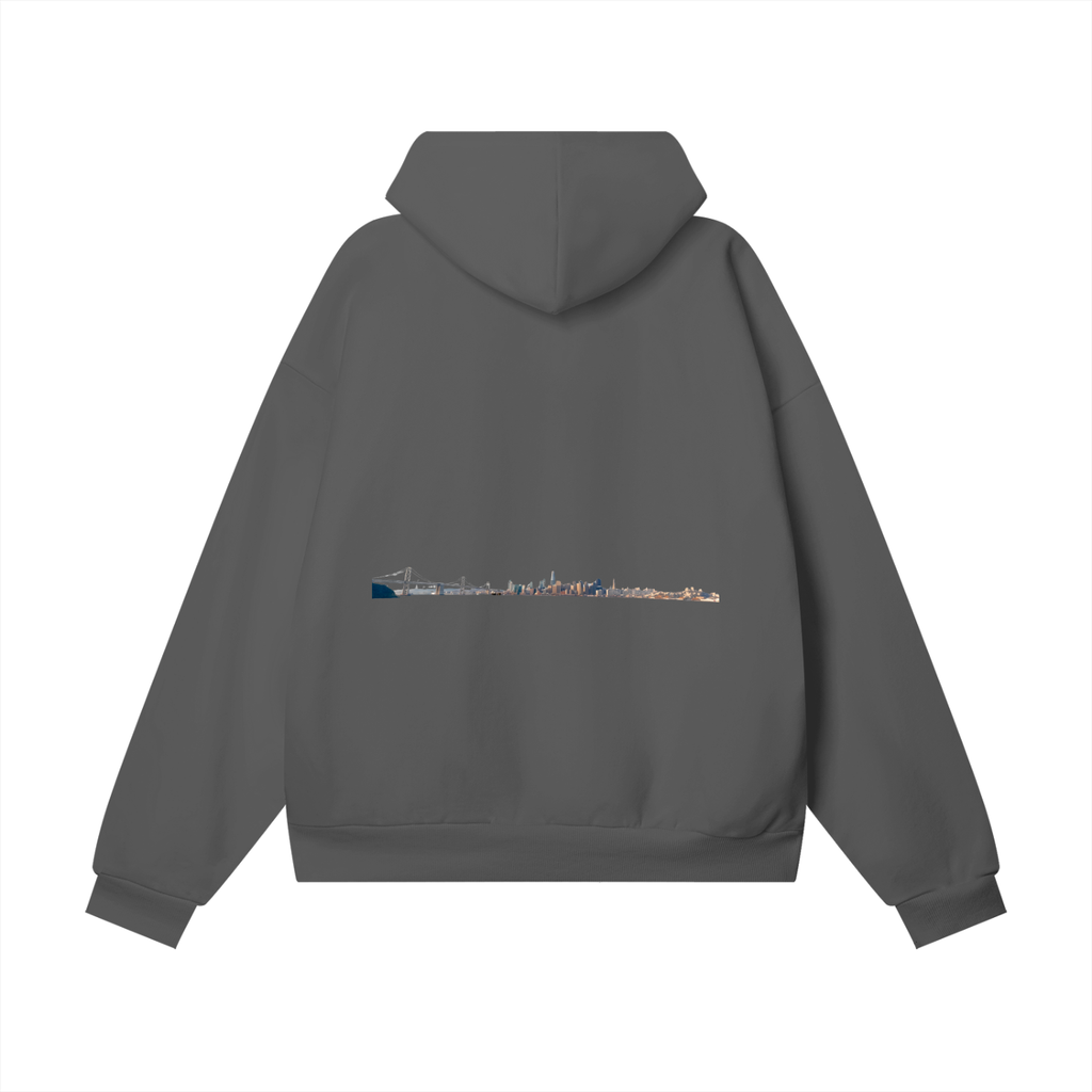 Fromtreasure: Heavyweight Hidden Pocket Fleece Hoodie - Finna Street Wear bay area streetwear
