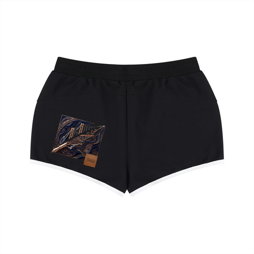 Goldpen: Women's Retro Contrast Binding Shorts