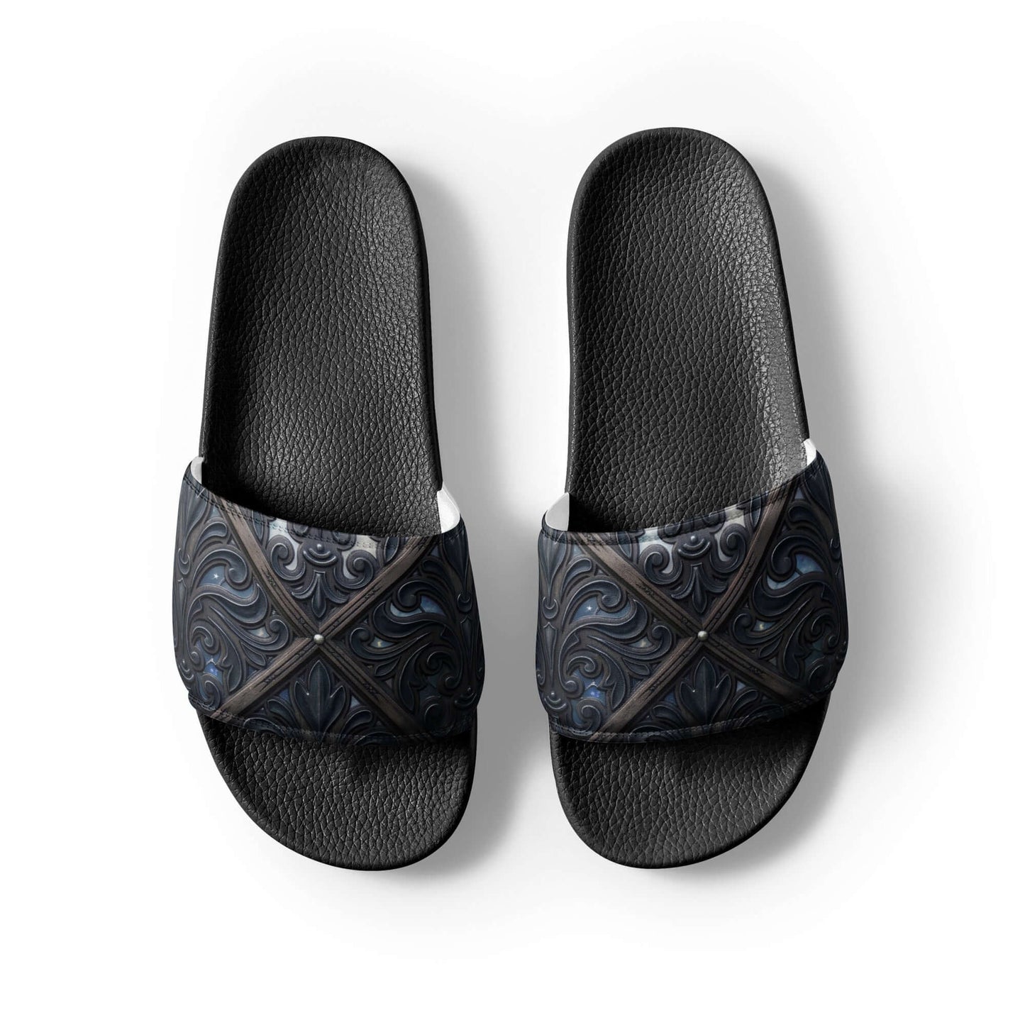 Art Deco Filigreee Men’s slides