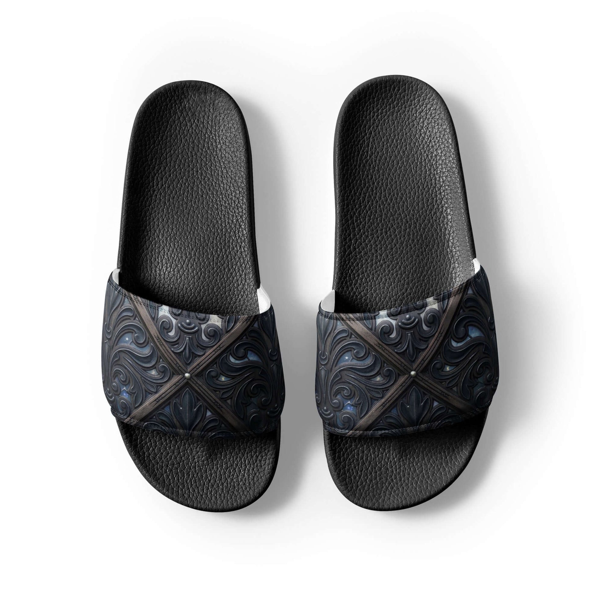 Art Deco Filigreee Men’s slides