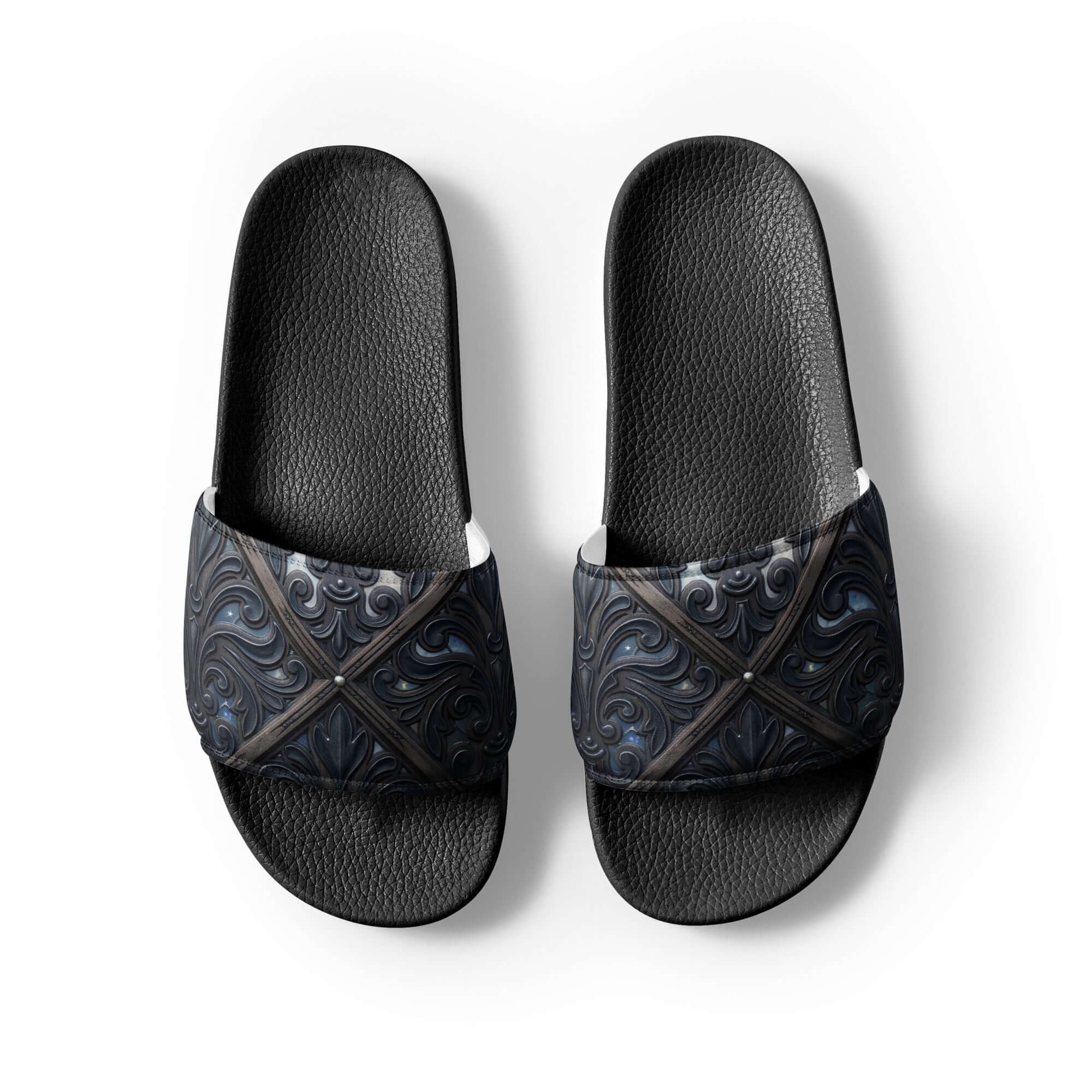 Art Deco Filigreee Men’s slides