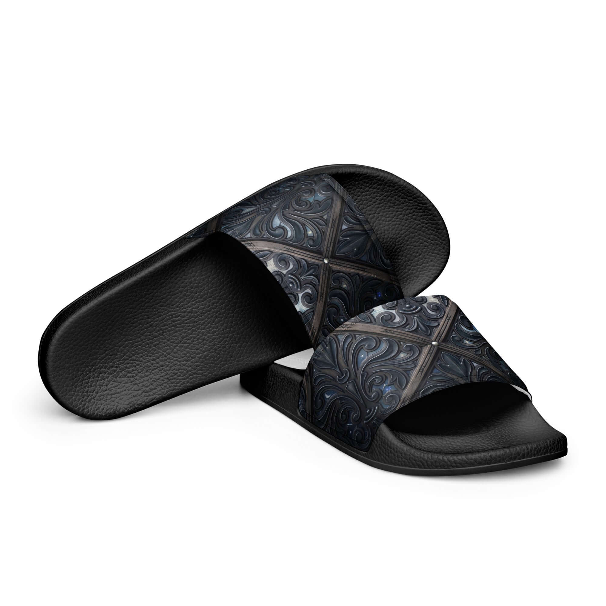 Art Deco Filigreee Men’s slides