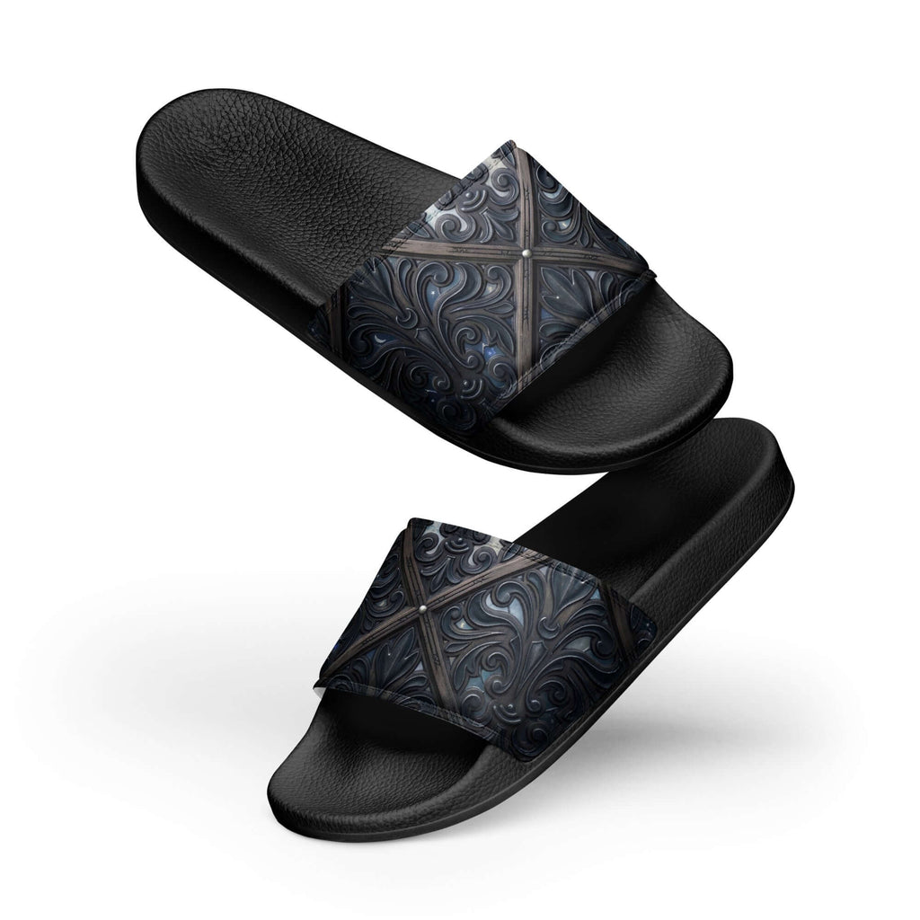 Art Deco Filigreee Men’s slides
