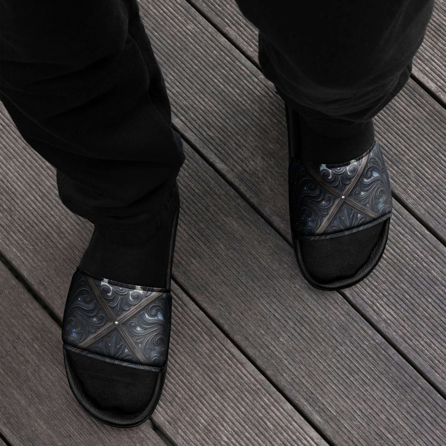 Art Deco Filigreee Men’s slides