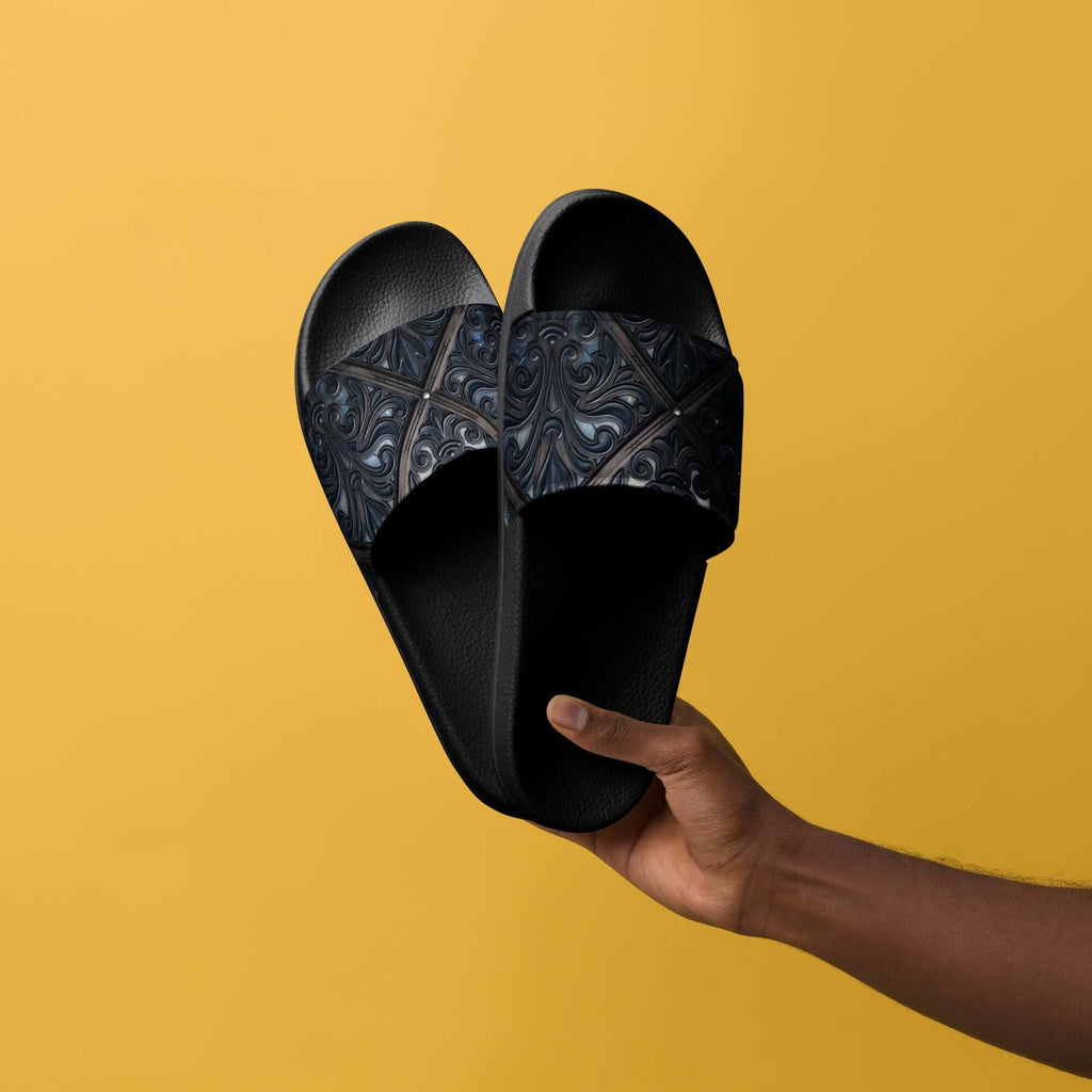 Art Deco Filigreee Men’s slides