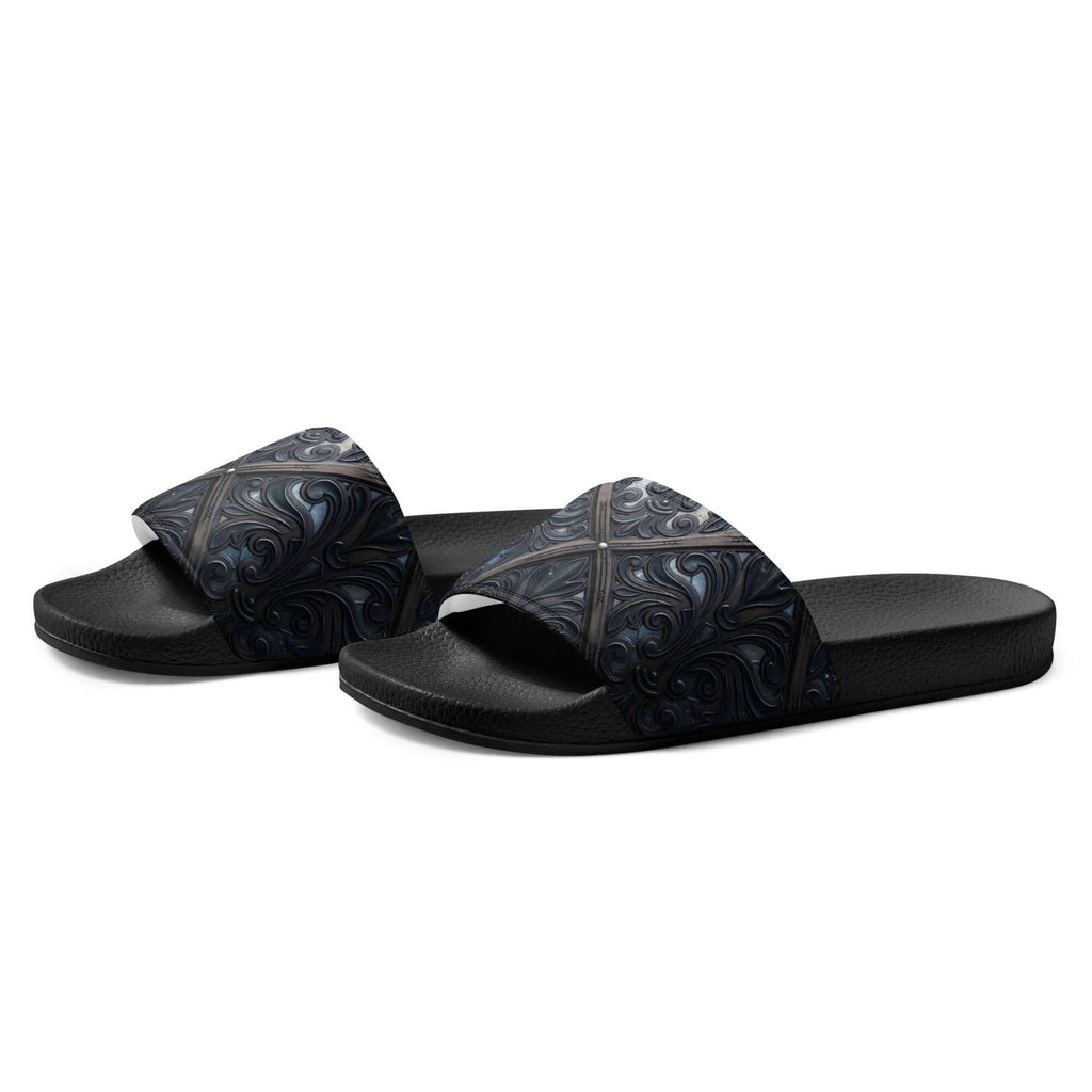 Art Deco Filigreee Men’s slides