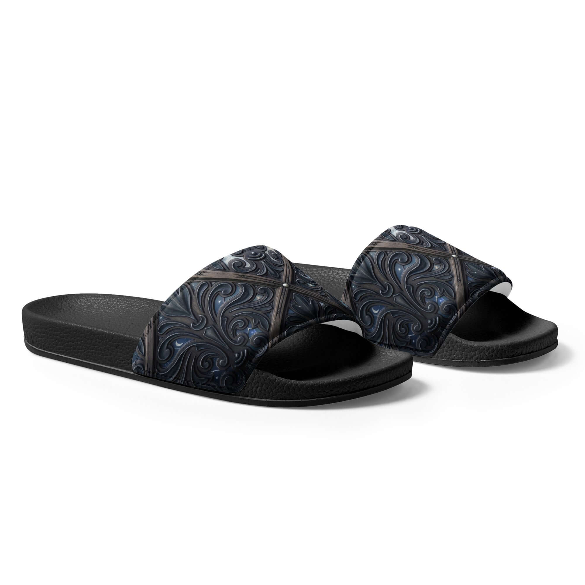 Art Deco Filigreee Men’s slides