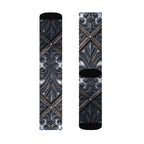Art Deco Filigreee Crew socks for men
