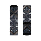Art Deco Filigreee Crew socks for men