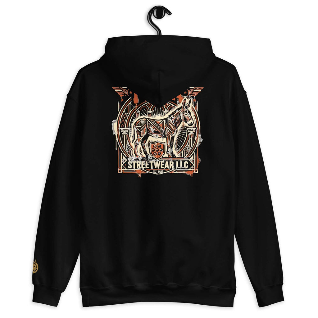Lynxdonk Unisex Hoodie Cozy and Stylish Essential featuring a unique graphic design on the back.