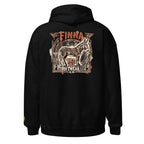 Lynxdonk Unisex Hoodie Cozy and Stylish Essential featuring a stylish horse graphic design on the back