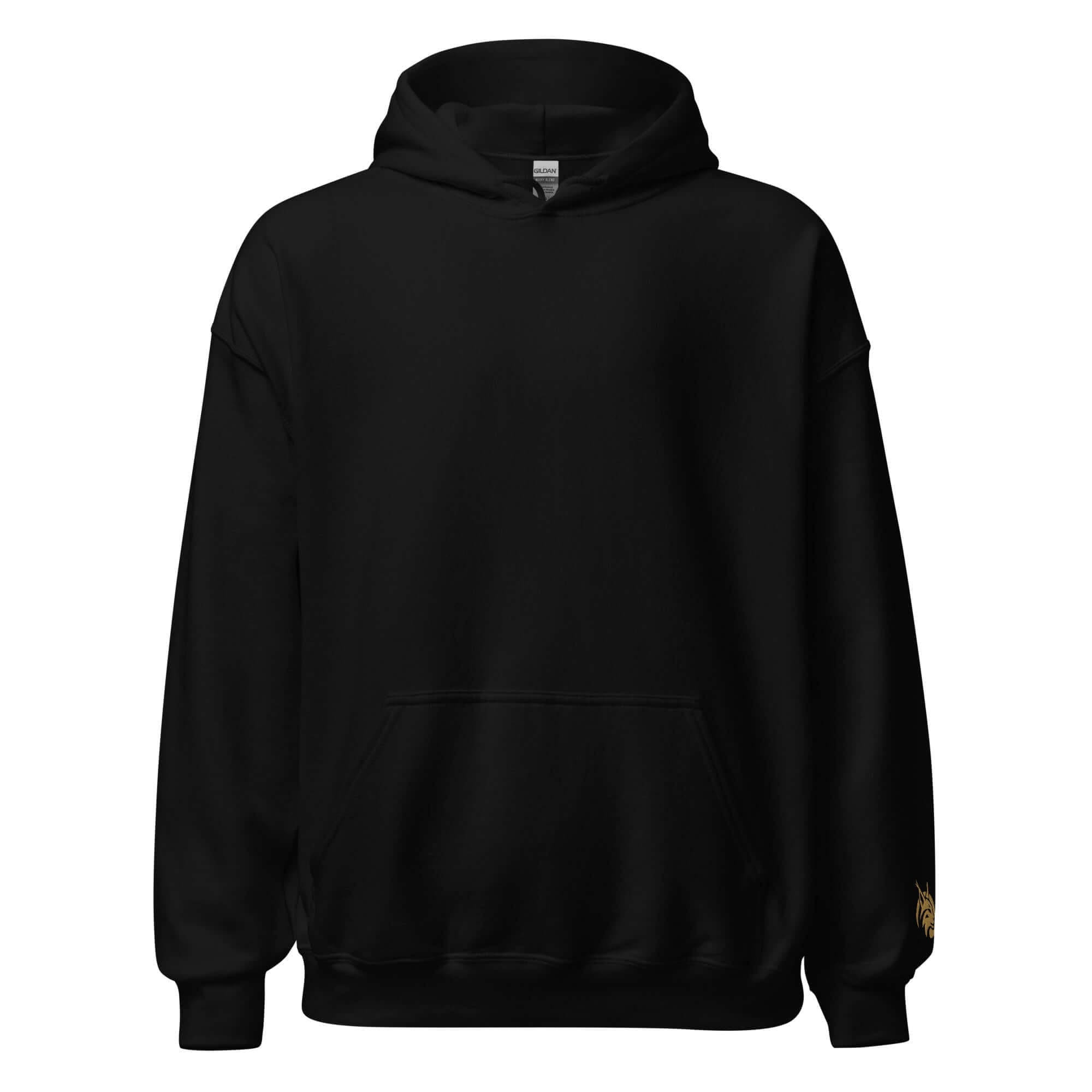 Lynxdonk Unisex Hoodie Cozy and Stylish Essential in black, perfect for chilly evenings.