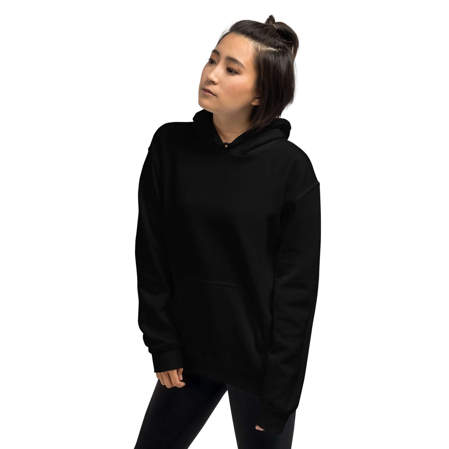 Lynxdonk Unisex Hoodie Cozy and Stylish Essential in black, perfect for casual and stylish wear.