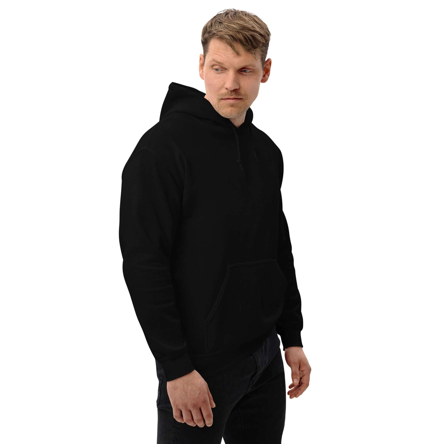 Lynxdonk Unisex Hoodie Cozy and Stylish Essential in black, perfect for cooler evenings.